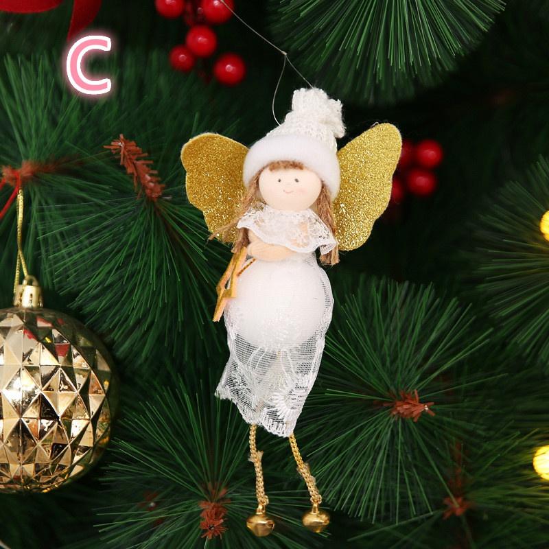 New Christmas Decorations Christmas Cute White Angel Desktop Window Creative Ornaments Christmas Tree Ornaments
