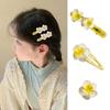 1 Pair Women Hair Clips Flower Shape Hair Barrettes Strong Grip Decorative Hair Pins Beach Vacation Daily Party Hair Accessories