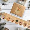 Christmas Gift Labels 250PCS/Roll Tags, Self Adhesive with Writing Surface, Handmade Wrapping Supplies Seasonal Packaging Stickers for Decorative
