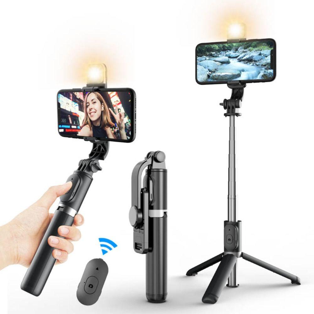 360 Degree Rotation Wireless Bluetooth Tripod Detachable Mobile Phone Camera Stand  Group Photo