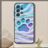 Art Puppy Paw Phone Case For Samsung S 25,24,23,22,30,21,10,9,Ultra,Plus,Lite,FE,4,5 G Soft Black Case