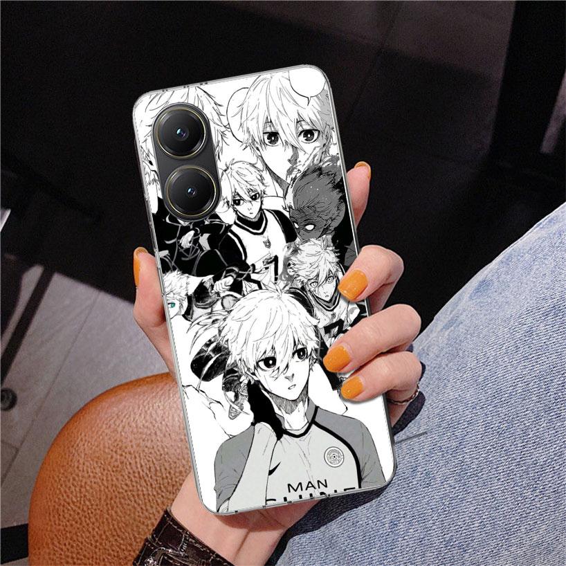 Blue Lock Nagi Seishiro Phone Case For Xiaomi Poco X7 X6 X5 Pro F7 Ultra Redmi 15C 15 13C 13 12C 12 10 10A 10C 9 9A 9C 9T Cover