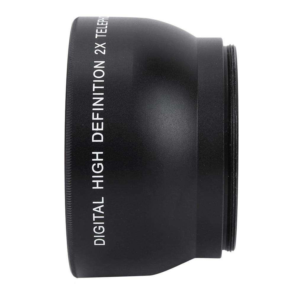 52mm 2X Magnification HD Tele Converter Telephoto Lens for 52mm Mount Camera