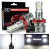 2Pcs H8 H11 LED Bulbs 9005 HB3 9006 HB4 Auto Fog Lights CSP Car Day Driving Running Lamp 12V 6500K White Automobiles