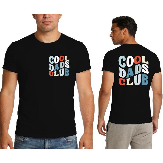 Dad Shirts for Men Cool Dads Club T-Shirt Daddy Birthday Shirt Father's Day Tee Tops