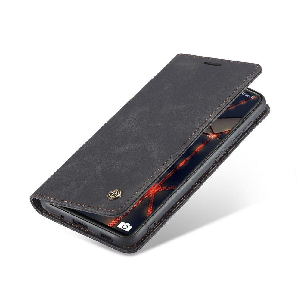 CASEME Case for Samsung Galaxy S20 FE, Leather Wallet Case, Black