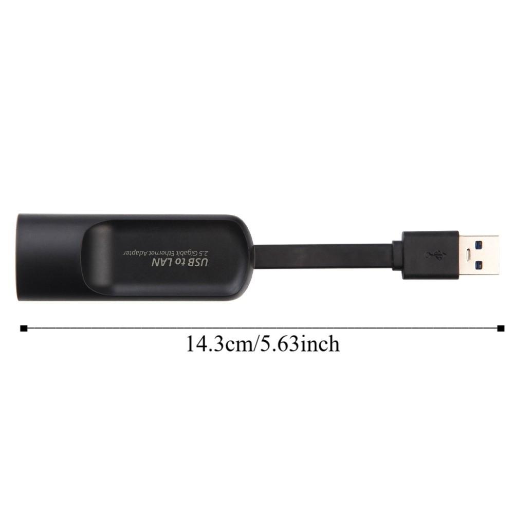 USB Type C To RJ45 2500Mbps Ethernet Adapter RJ45 Port 2.5G Wired Ethernet Adapter  PC Accessories