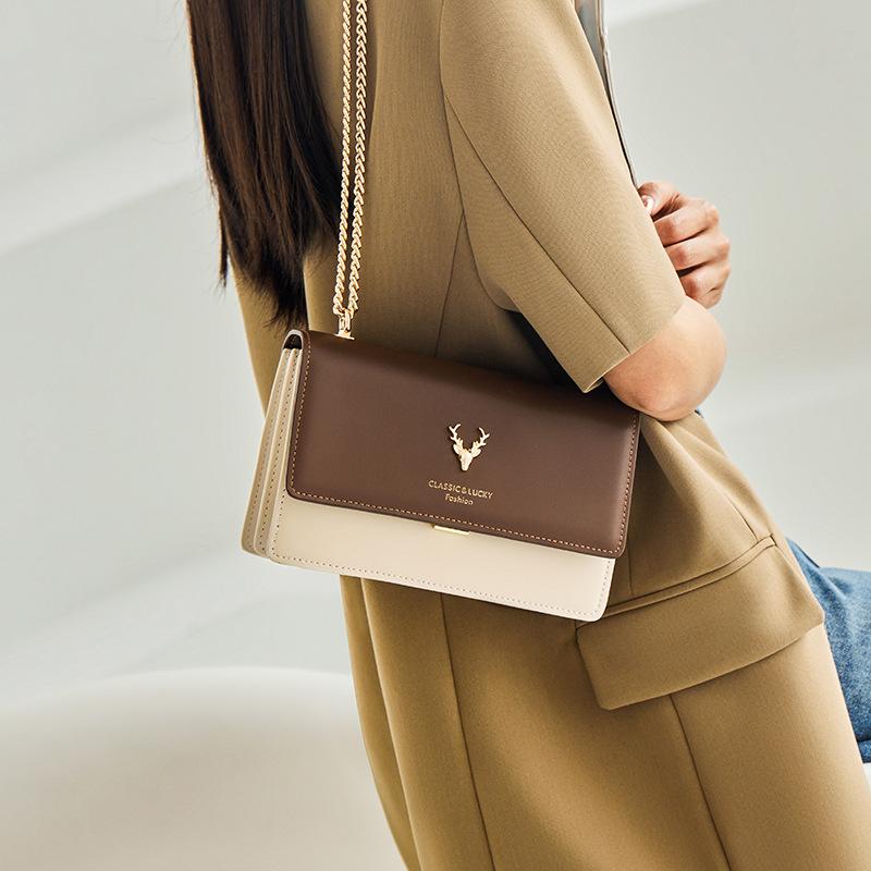Mrs. Qiao Bag for Women 2025 New Model Women's Crossbody Bag Chain Bag High-end Feel Qixi Festival Gift Genuine Leather Women's Bag