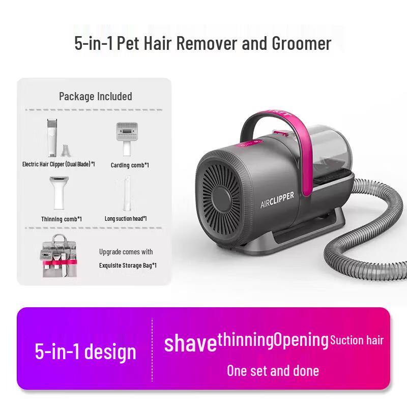 PETKIT 5-in-1 Pet Grooming Vacuum & Clipper
