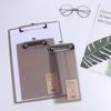 С низким профилем золотой клипсой для письма, папка для документов, органайзер для бумаги, канцелярские принадлежности для студентов