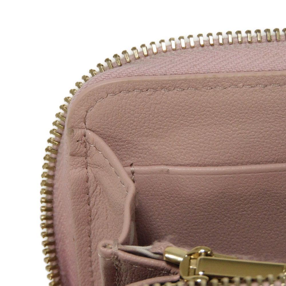 Б/у 10097 Кошелек для монет на молнии Coco Pearl AP3811 7943 COCO Mark CC Mark Точки Рандомный Мателье Розовый Бежевый Женский из Японии