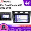 Для Ford Fiesta Mk VI 5 Mk5 2002-2008 Android 13 автомобильный радиоприемник мультимедиа GPS 4G 8Core 2 Din DVD Carplay навигатор плеер стерео