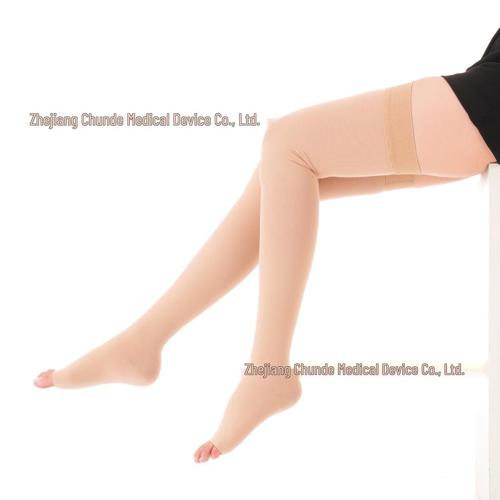 Компрессионные чулки до бедра для варикозного расширения вен и поддержки сухожилий