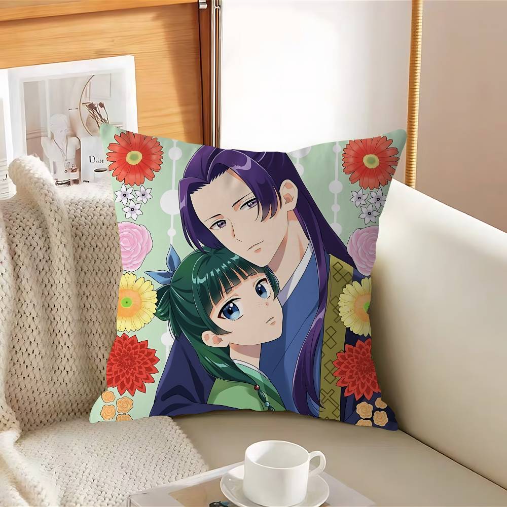 Наволочка A-Apothecary Anime Diaries Съемный Моющийся Чехол для Подушки – Мягкий Лен для Всех Сезонов