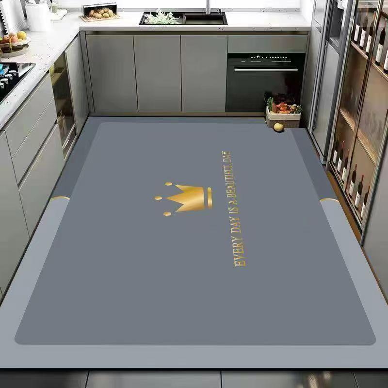 2027 diatomium mud kitchen floor mat non-slip absorbent mat door door soiled foot mat Household washable wipes full carpet