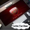 Custom Name Mouse pad Arsenal Football Club Crest Mouse pad, Gaming Mouse Pad, keyboard pad, Desk Decor for computer notebook Fan Birthday Gift