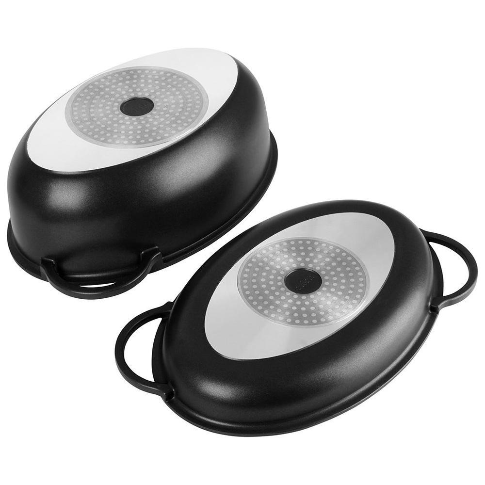 Granite roaster with lid 2in1 GRANDE 10 l, 43x28 cm
