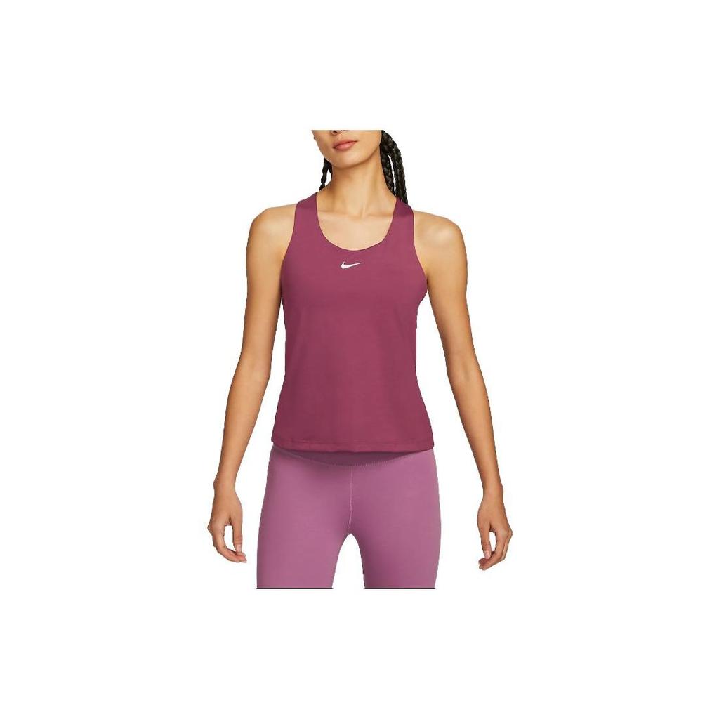 Nike Solid Color Brand Logo Sports Bra Women Underwear Burgundy DV9898-653