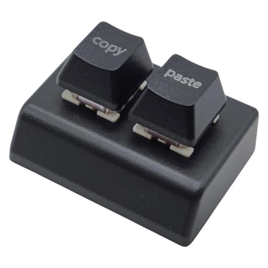 Mini Keypad Ergonomic Design Programmable Hot-Swappable Switches Keyboard USB Corded Color Mechanical 2 Key Keypad