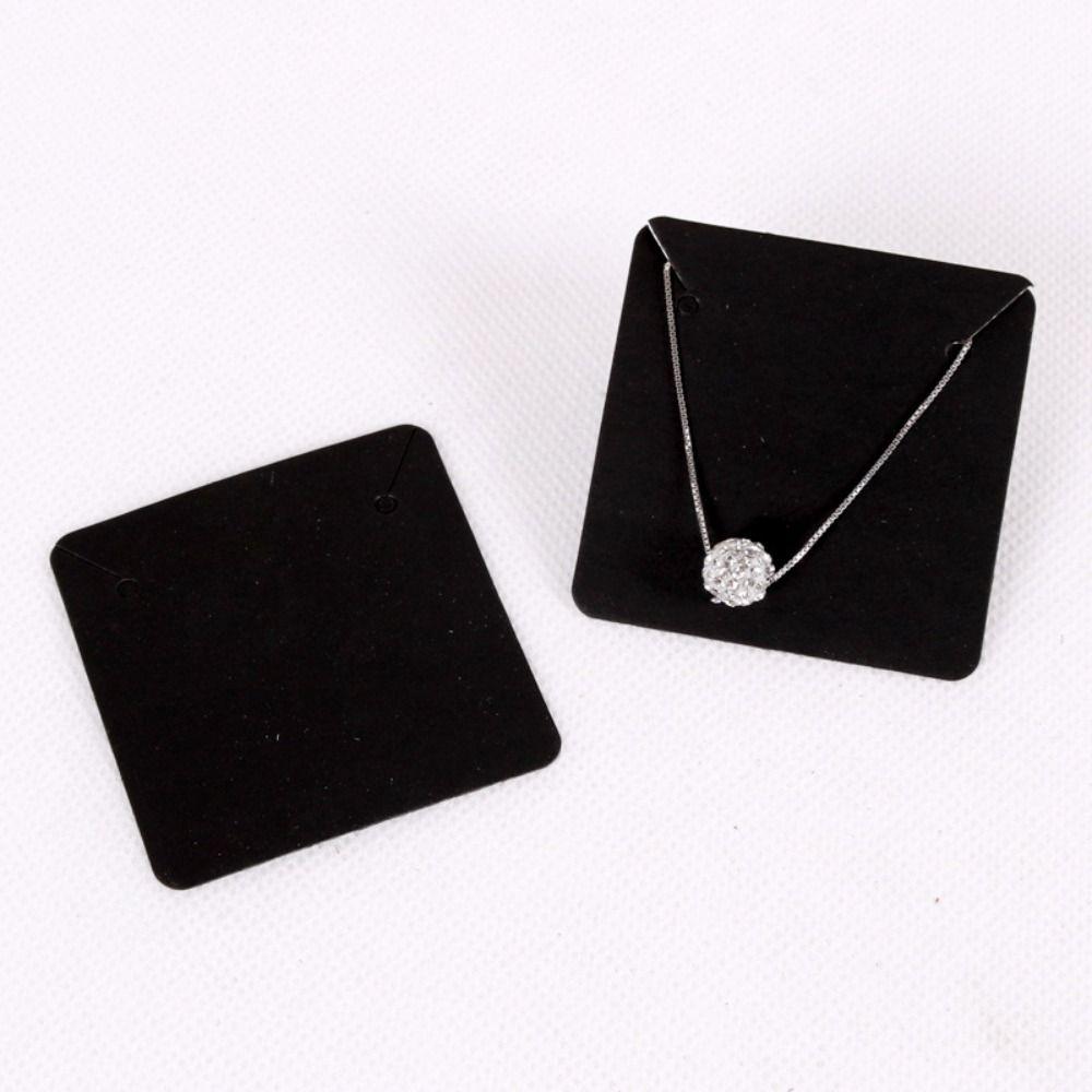 50 шт. этикетки для упаковки ожерелий, продающие экспонентов, держатели ювелирных изделий, бирки для сережек, демонстрационные карточки