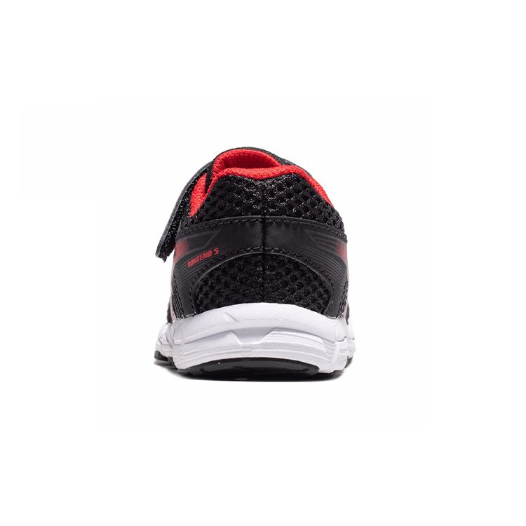 Asics Gel-Contend 5 Comfortable Versatile Durable Low-Top Walking Shoes Baby Shoes Black Red 1014A112-001