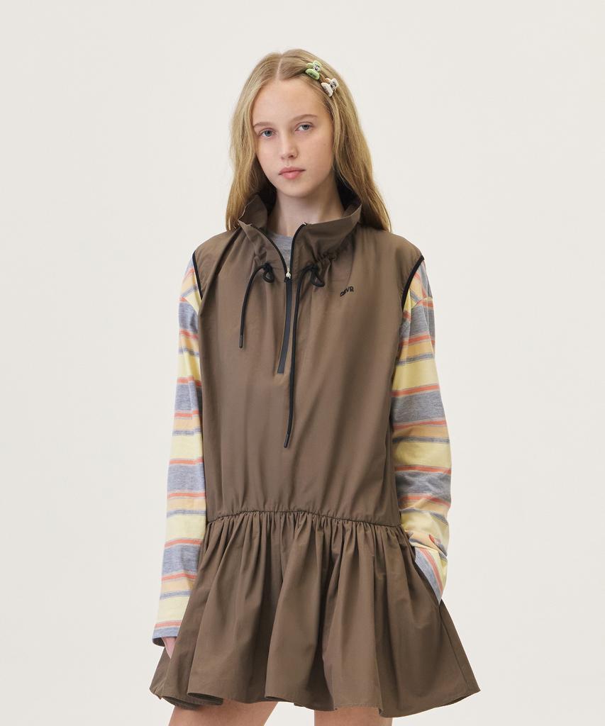 GROVE Elo Anorak One-Piece (Brown)