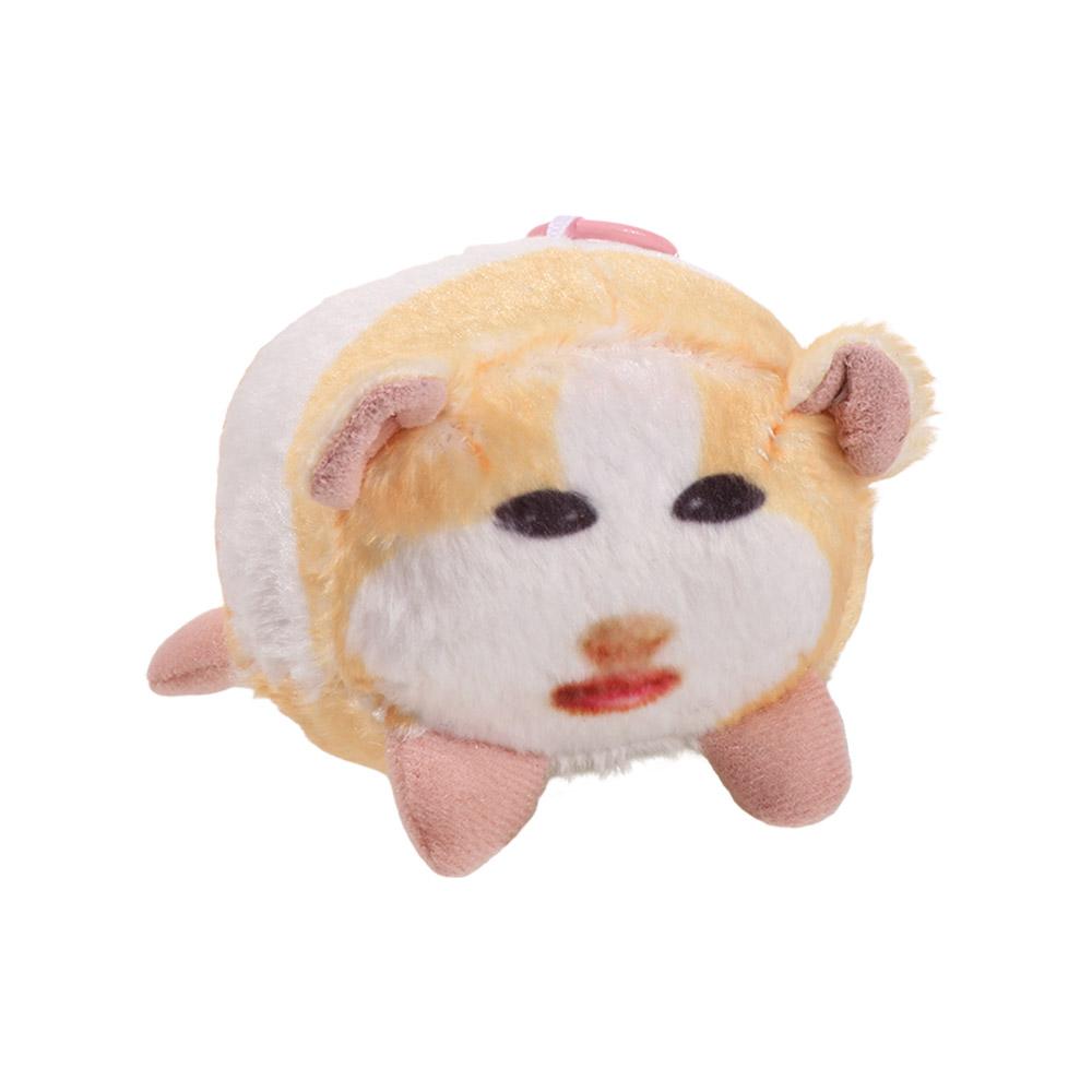 Creative Plush Dutch Pig Pendant Cute Cartoon Pig Doll Stuffed Animal Keyring Car Decoration