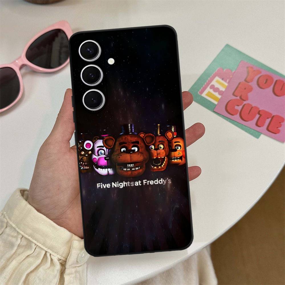 AmineF- Fnaf F-Five-nights-At-Freddys Чехол для телефона для Samsung S 24 fe 25 Ultra plus 20 lite 21 30 22 23 24 22 Ultra 5G Fundas