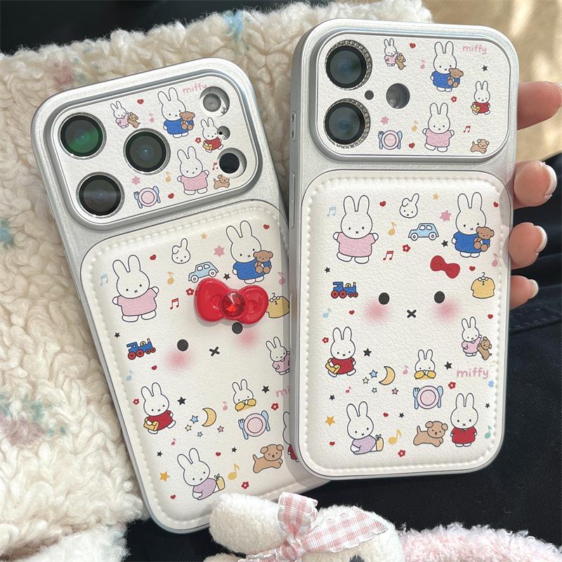 Мультяшный чехол Miffy для iPhone 15/14 ProMax с защитой от падения