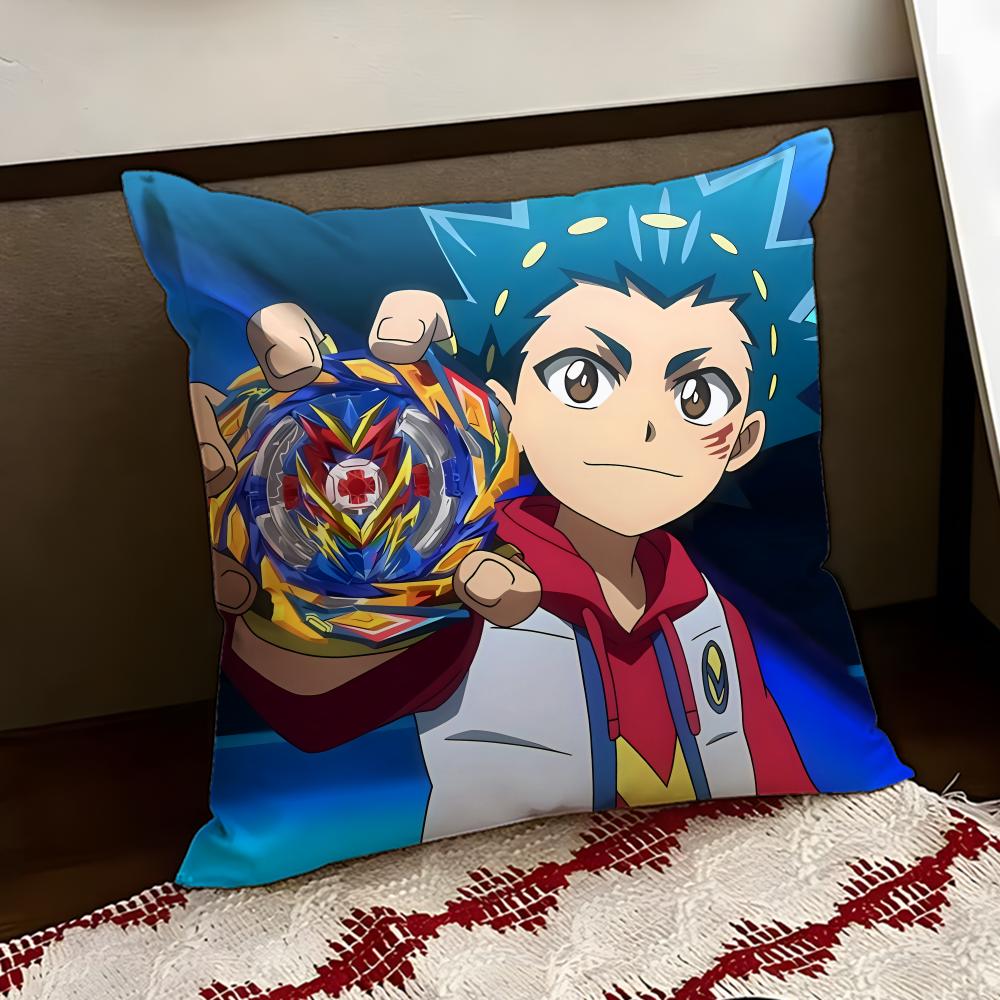 Anime BBeyblade Cartoon Cushion Cover Reversible Soft Durable Pillow Cover Home Car MultiScene Use for Daily Comfort