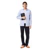 Lacoste Mens Striped Poplin Stretch Slim Shirt