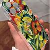 Прозрачный противоударный чехол с рисунком в стиле 'Ink Art' для серии iPhone 14-17 Promax