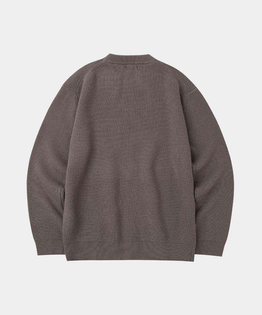 LETTERCOMO Essential Hazzi Круглый вязаный Кокосовый коричневый