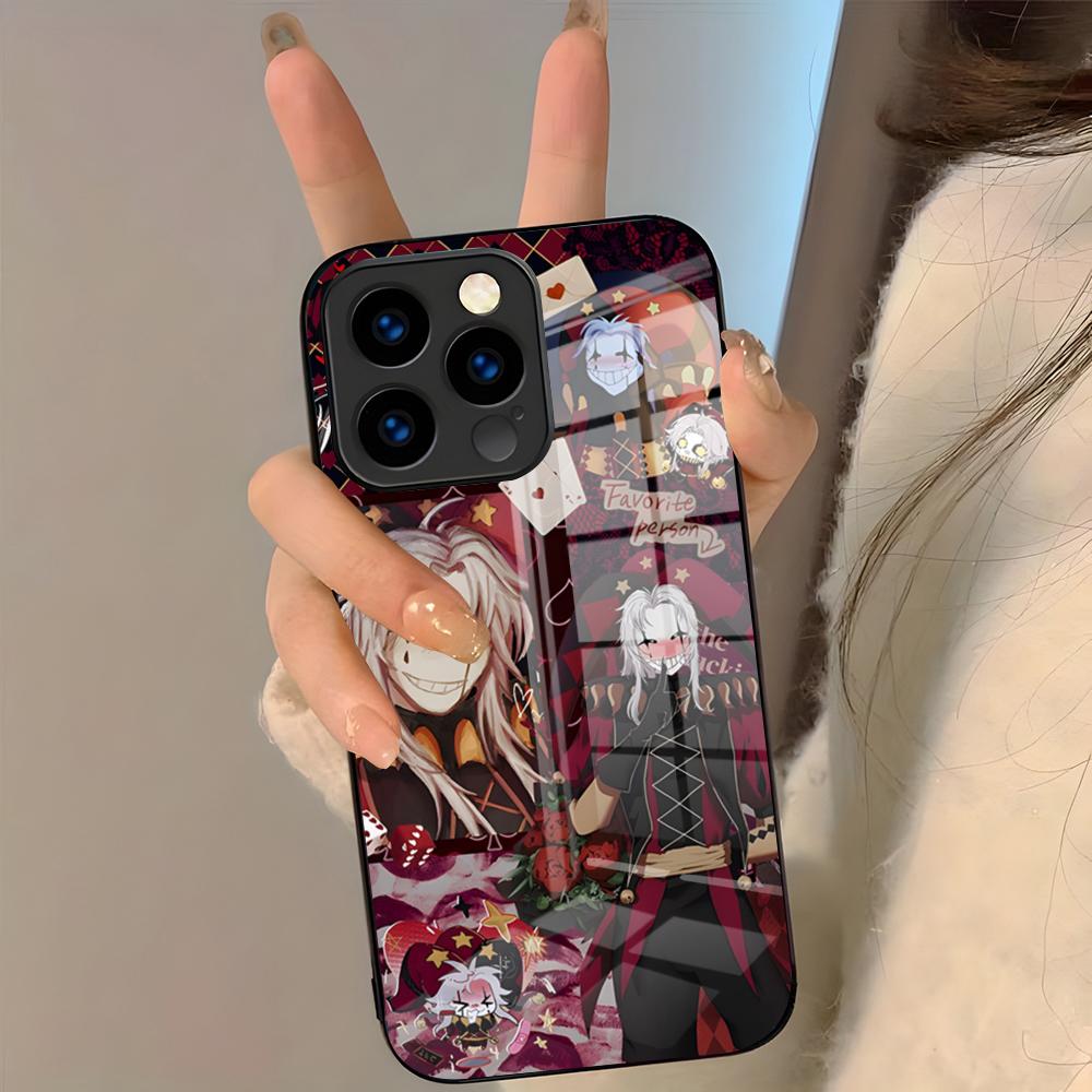 Чехол для телефона Freak Circus Pierrot для iPhone 17 Pro Max 16 15 14 Pro Max 13 11 Plus Стеклянная крышка