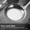 Ложка-скиммер из нержавеющей стали, мелкоячеистое сито, дуршлаг с длинной ручкой, универсальный кухонный инструмент для кухни