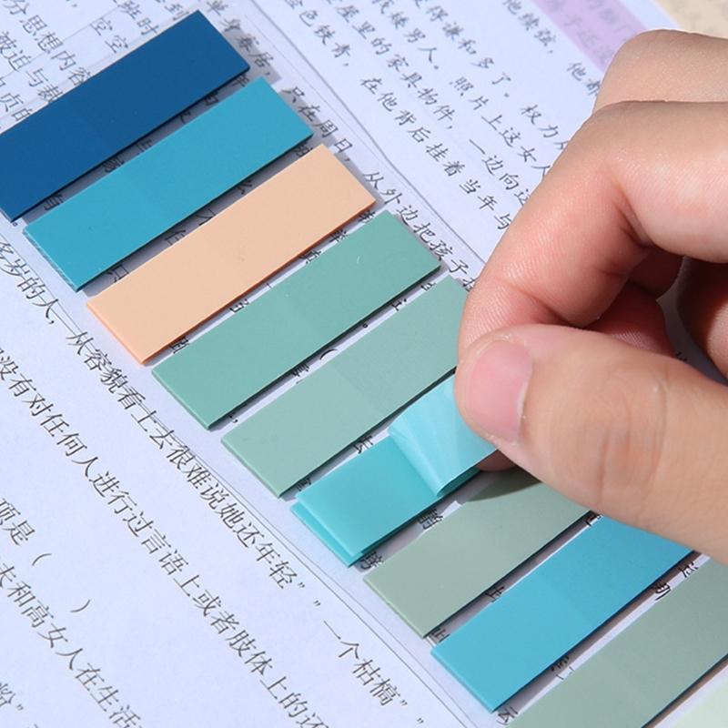 Aesthetic Sticky Note Memos Pad Easy to Write Simple Page Markers Colorful Sticky Notes Colourful Index Tabs