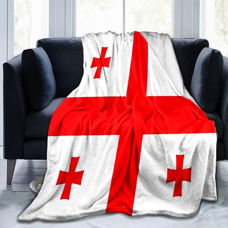 Scottish Flag Design Blanket Suitable for Sofas, Beds, Offices, And Camping - Perfect Gift for Halloween Christmas