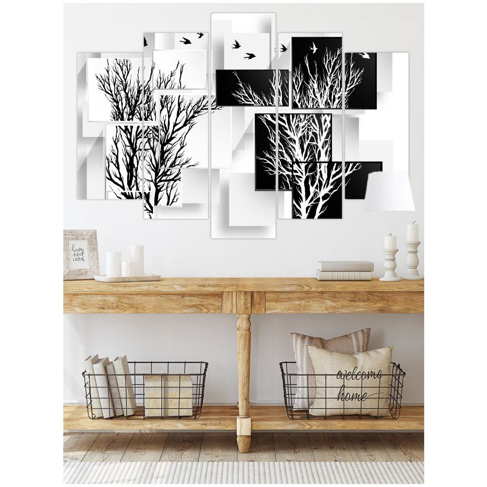 Модульная настенная живопись из 5 частей Dobrodarov, украшение на стену, картина на холсте, украшение для семейной гостиной