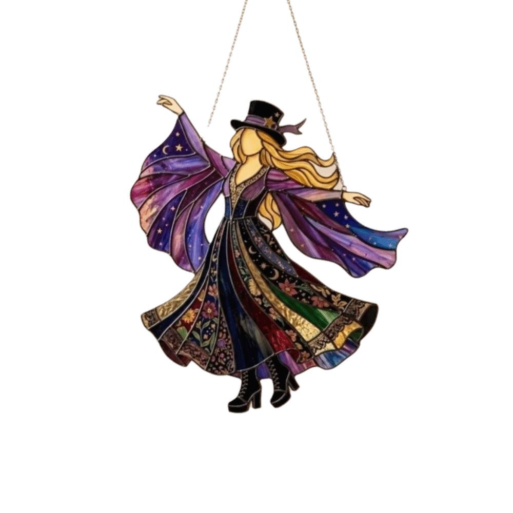 Home Decor Window Pendant Dancing Lady Wind Spinner Vintage Hanging Ornaments Porch