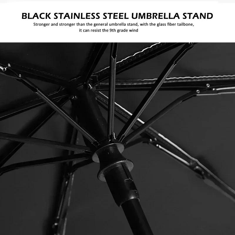 Car Portable Folding Automatic Umbrella Rain 3 Folding Umbrellas For Volkswagen GOLF Polo Tiguan VW CADDY PASSAT zq9