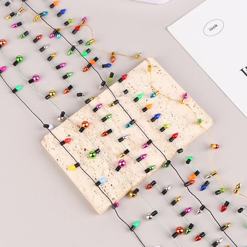 1:12 1 гирлянда искусственных огней Рождество Хорошее украшение кукольный домик Миниатюрная мини-мебель Аксессуары гирлянды