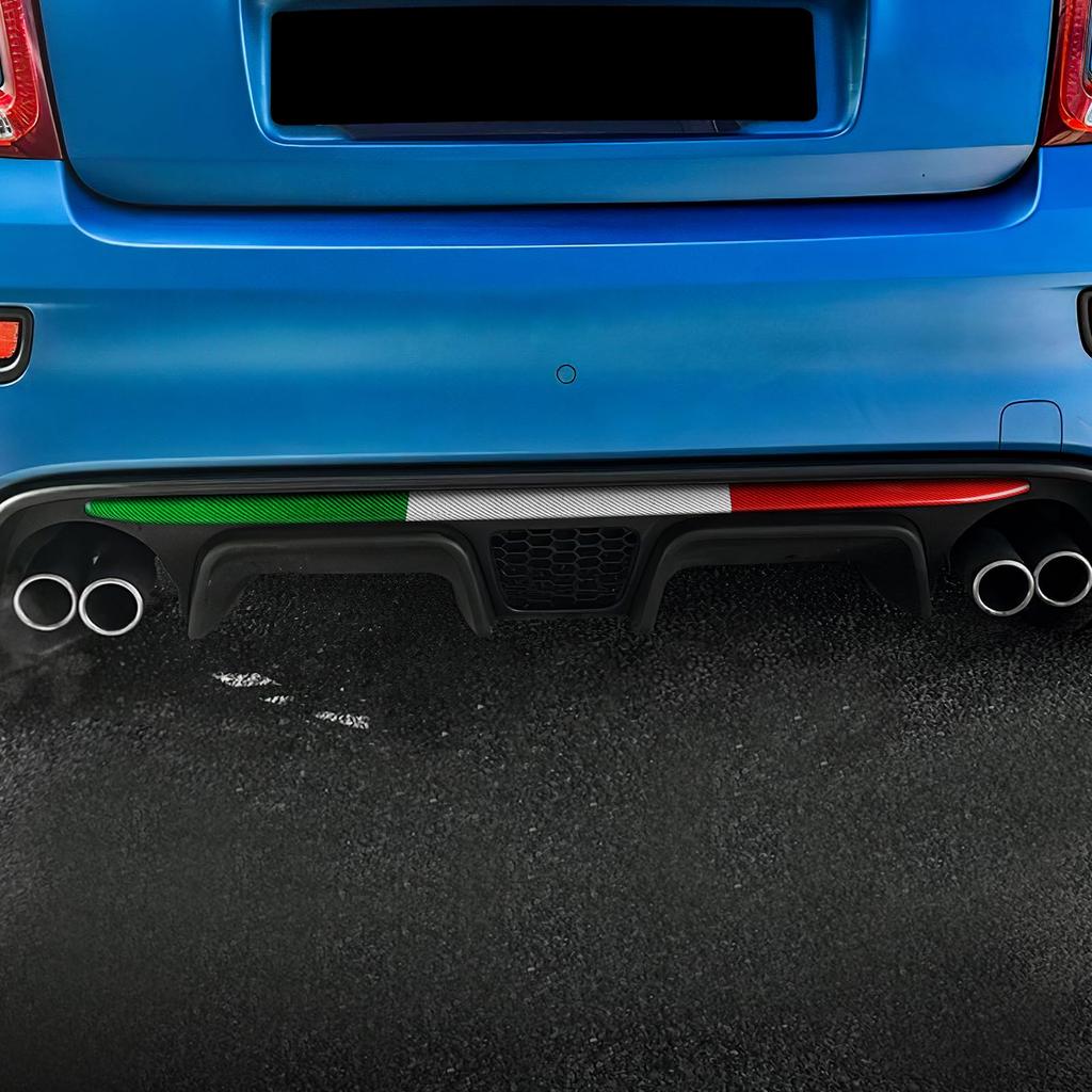 AIRSPEED Углепластиковая декоративная накладка на кузов для Abarth и 695 Индивидуальная верхняя декоративная накладка на выхлопную трубу заднего бампера для стильного вида Включает ленту для легкого