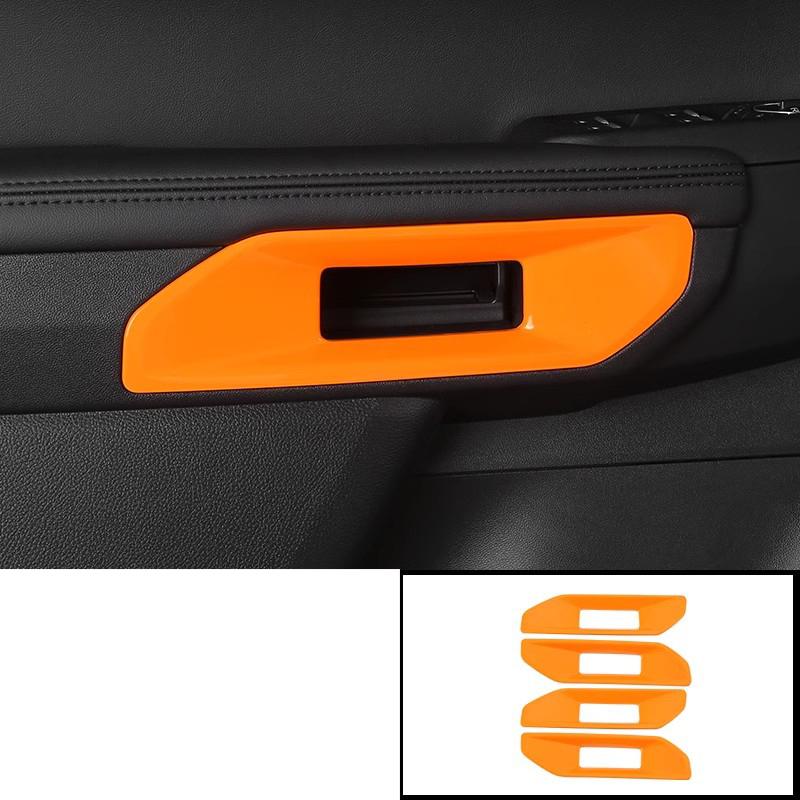 Car Handle Bowl / Start Stop Button / Central Side Panel / Air AC Vent Cover Trim ABS Accessories For Ford Ranger  2024 2025