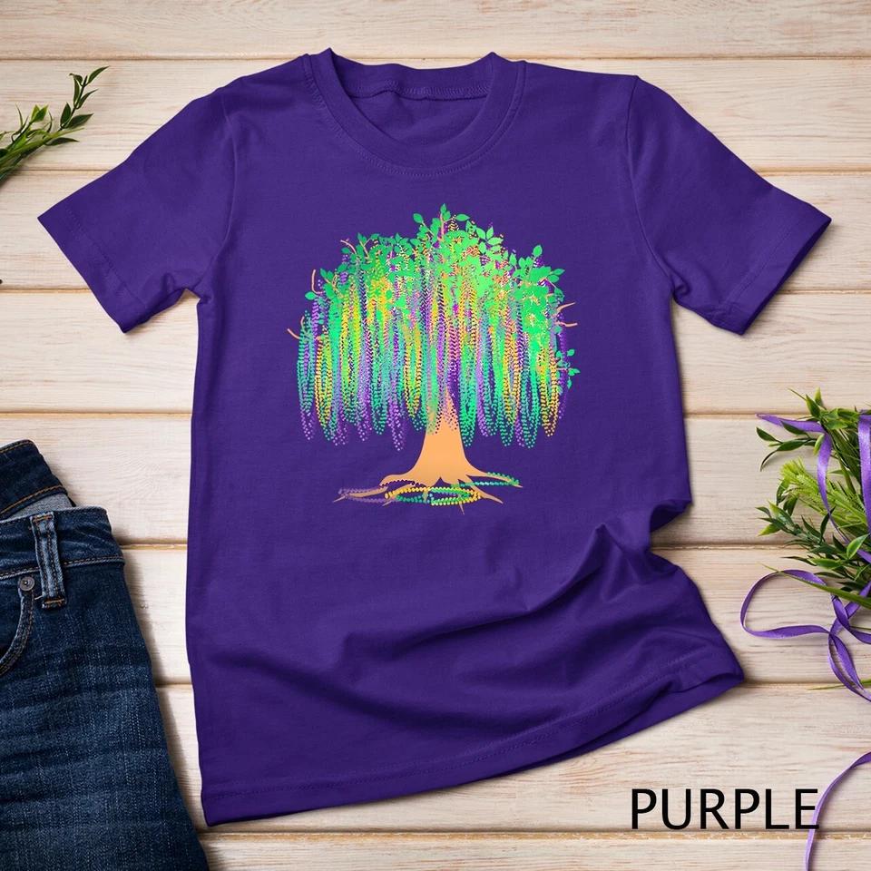Mardi Gras Carnival Mexican Graphic Bead-Tree Bourbon Street Unisex T-shirt 10