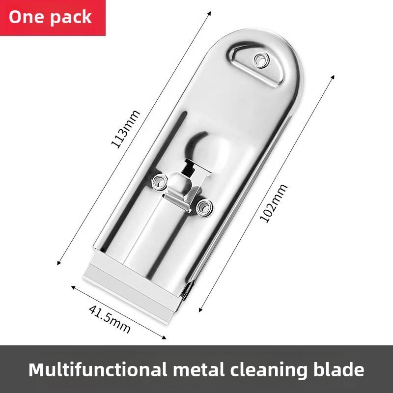 Multifunctional Stainless Steel Scraper Tool Adhesive Remover, Glue Scraper, Glass Floor Cleaning, Putty Knife for Home Use