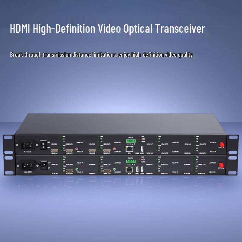 Двухканальный оптоволоконный приемопередатчик HDMI Zhongke Optoelectronics