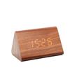 Wooden Digital Alarm Clock Time Date Temperature Display Desk Clocks for Bedroom Living Room Bedside Office