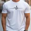 Summer Loose Size Creative Graphic 3D Printed Mens T-shirt Slim Fit Casual Sports Round Neck Short Sleeved T-shirt Top
