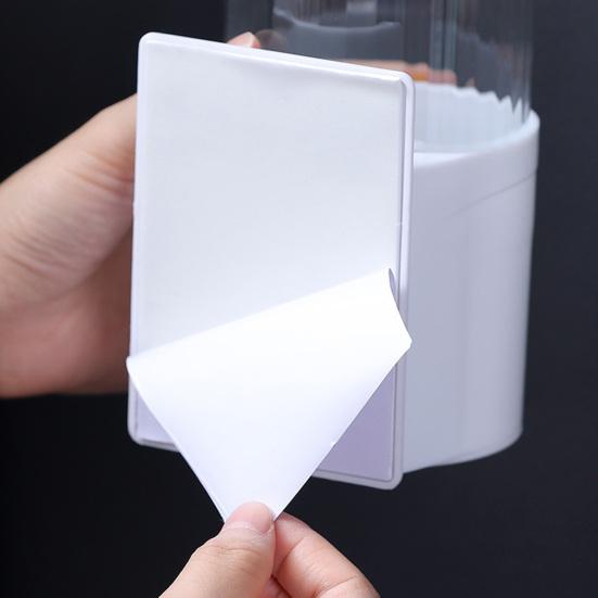 Диспенсер для бумажных стаканчиков Настенное крепление Без перфорации Выдвижной тип Прозрачная видимая пылезащитная крышка Одноразовый пластиковый стакан для воды