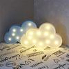 1pcs  Beautiful White / Blue Cloud LED Night Lamp Warm White Table Lamp Marquee LED Light Nice Gifts